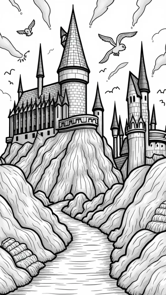 Harry Potter Imprimables para colorear